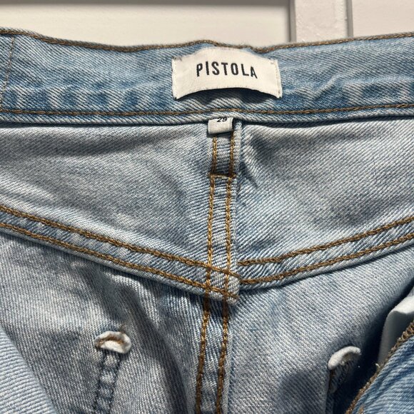Pistola Light Wash Straight Denim Jeans - Picture 4 of 5